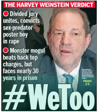 Harvey Weinstein is a good example of an exemplar of a point.