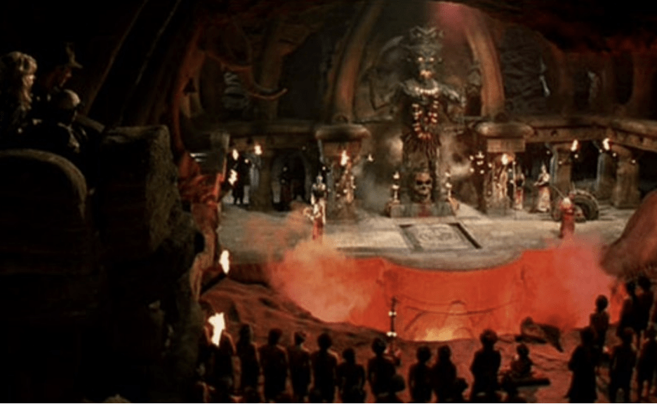 Indiana Jones and The Temple Of Doom also involves the concept of sacrifice.