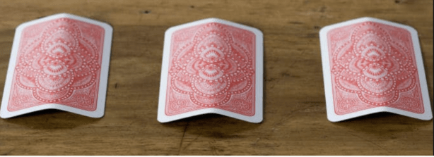 Just like in the shark's card game, we think we're so bright because we believe we know where the pea is and have it all figured out.