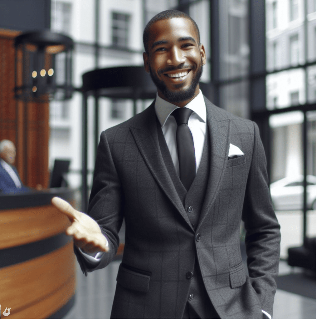 AN API enabled with NLP is a bit like a concierge in an office.